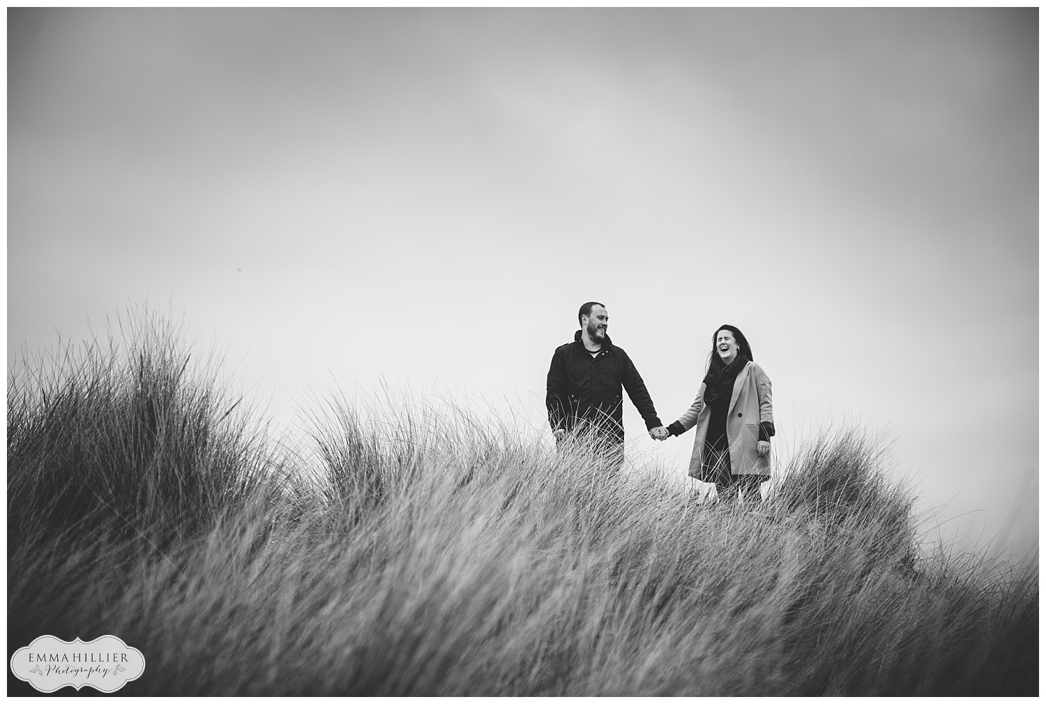 Crosby Beach pre-wedding shoot