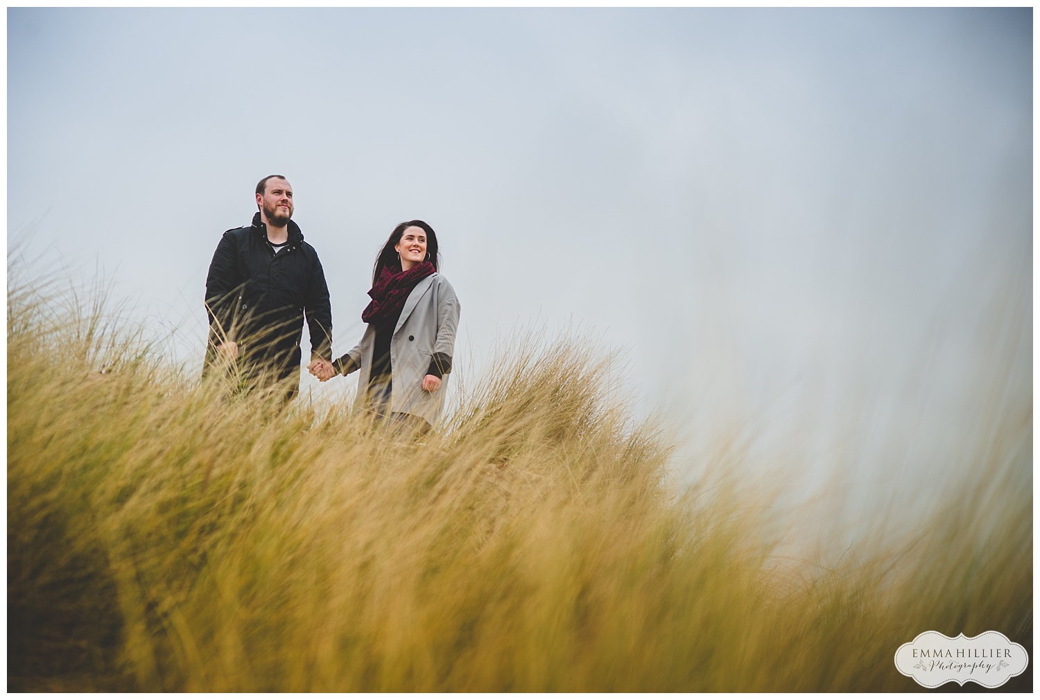 Crosby Beach pre-wedding shoot