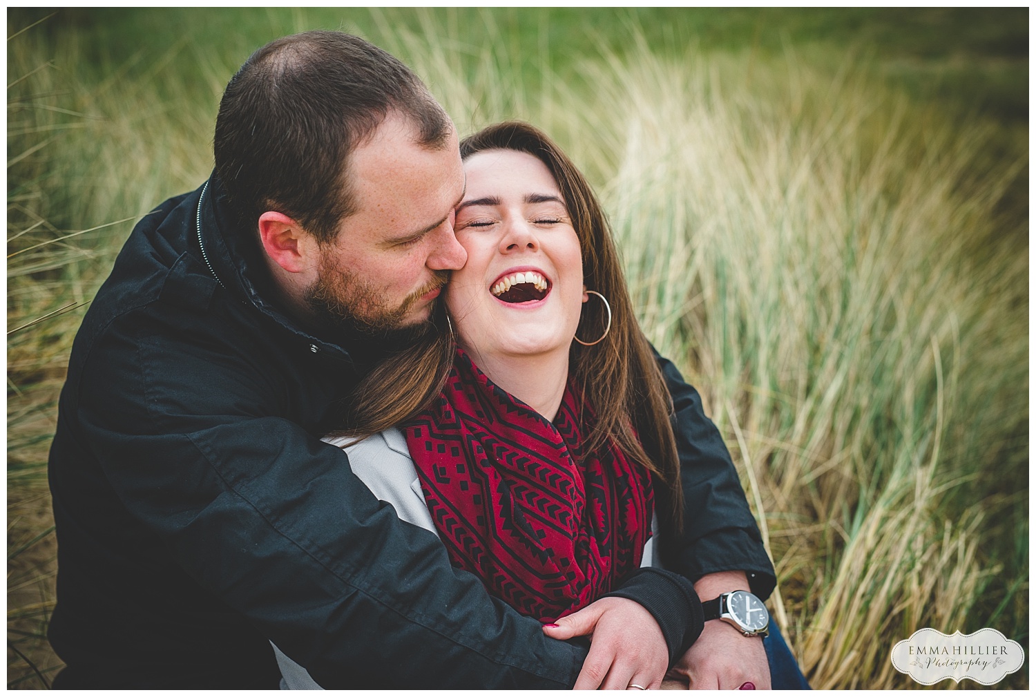 Crosby Beach pre-wedding shoot