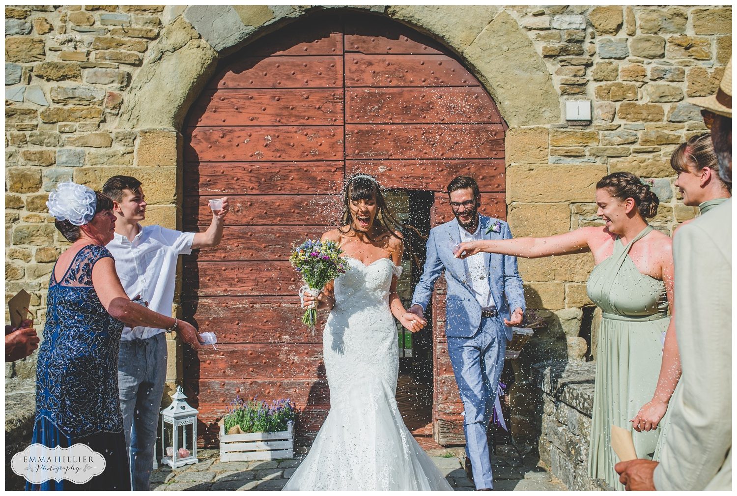 beautiful wedding in Poppi, Tuscany