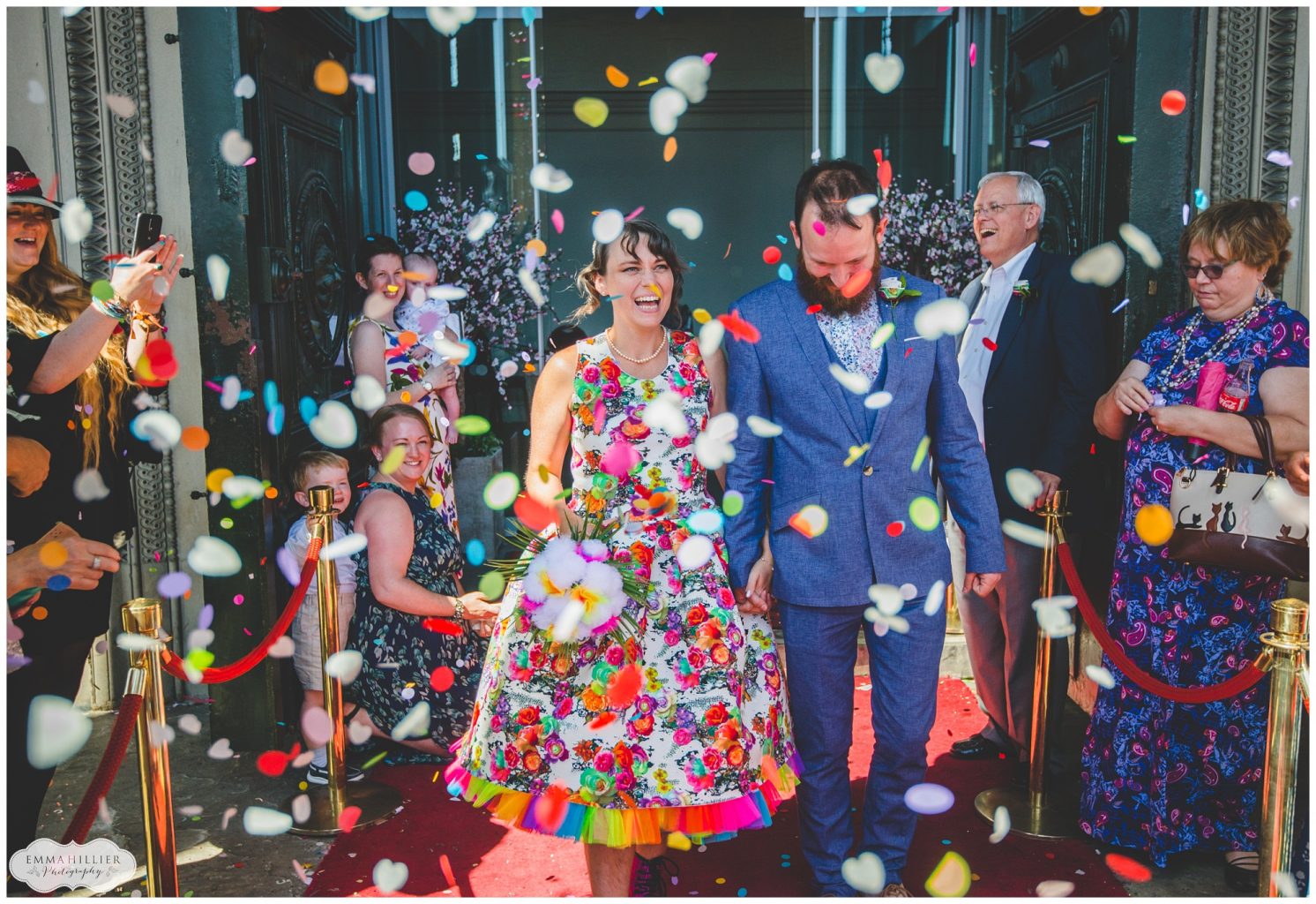 bright and colourful wedding in Liverpool