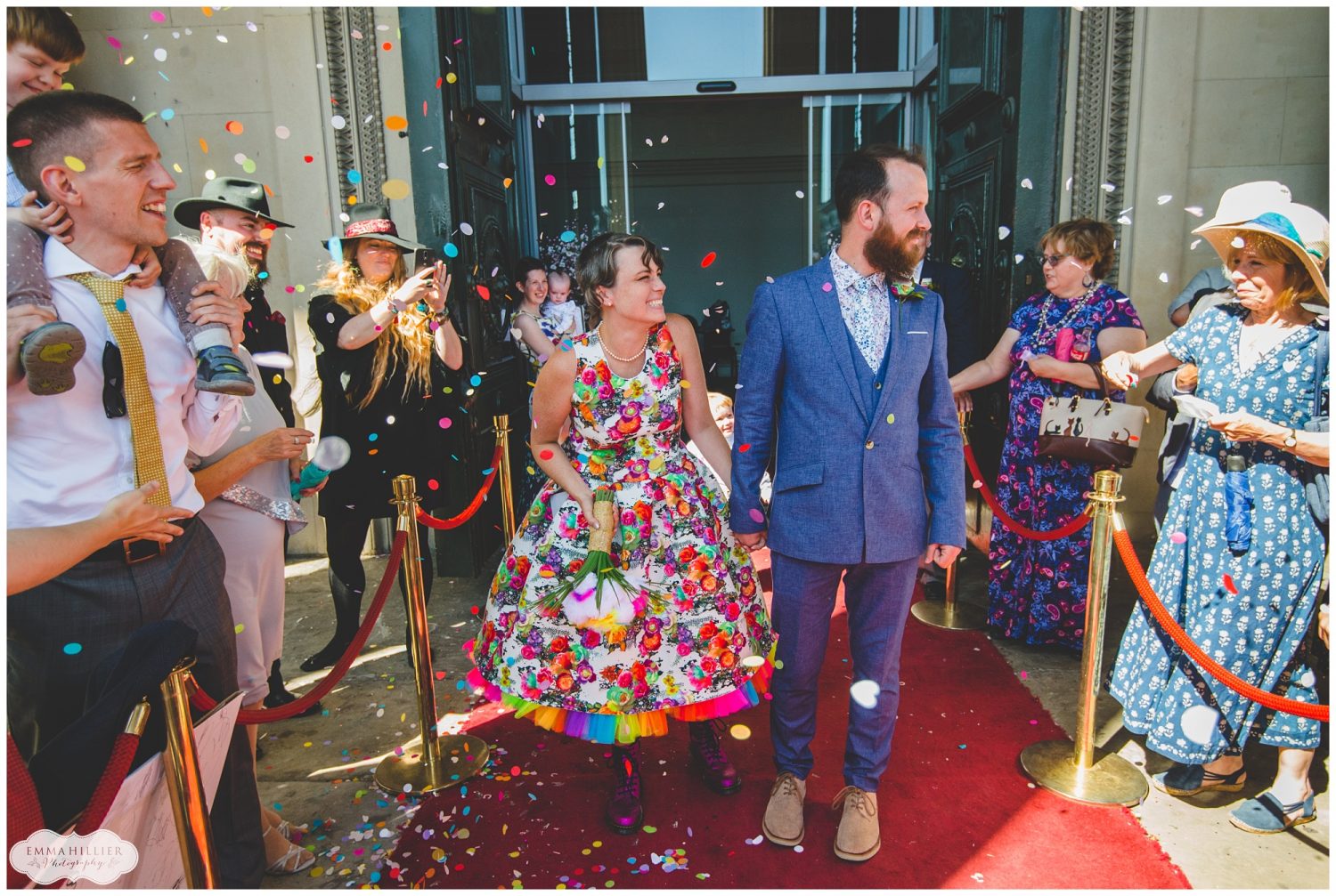 Bright and colourful wedding Liverpool