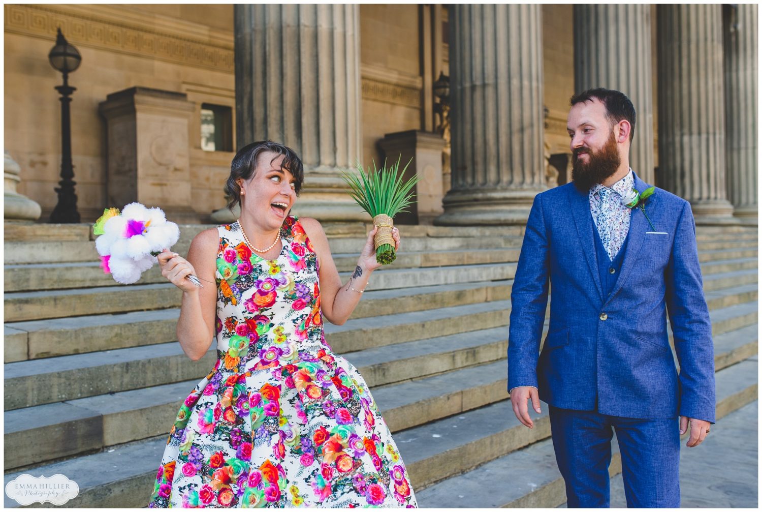 bright and colourful wedding in Liverpool