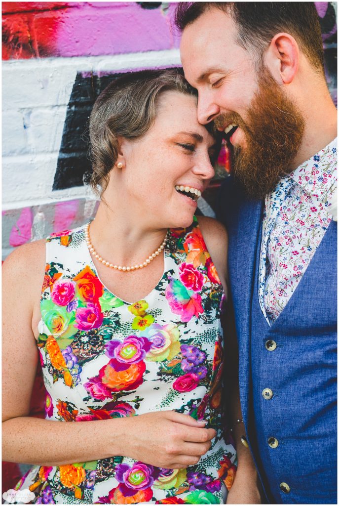 Bright and colourful wedding Liverpool