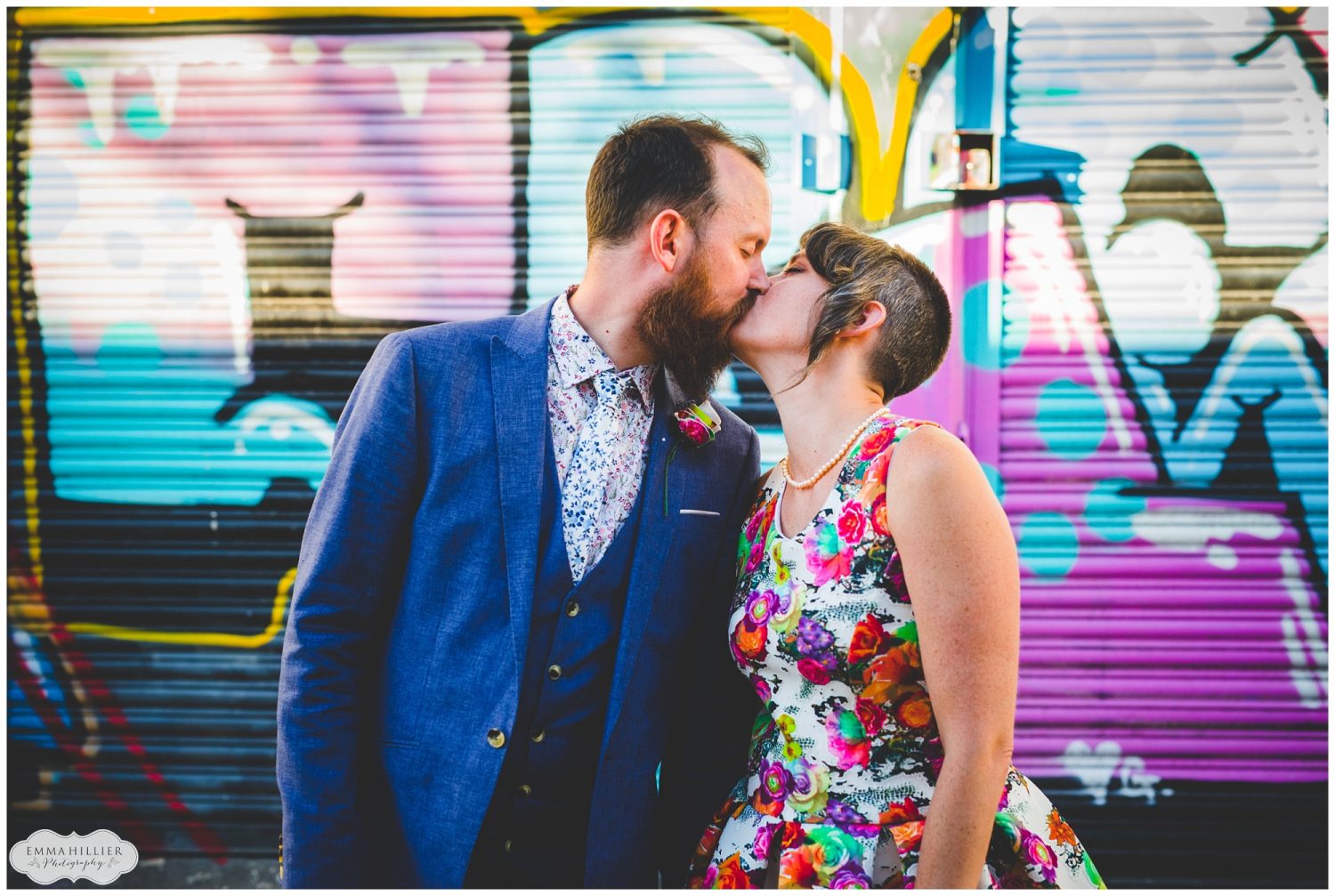 bright and colourful wedding in Liverpool