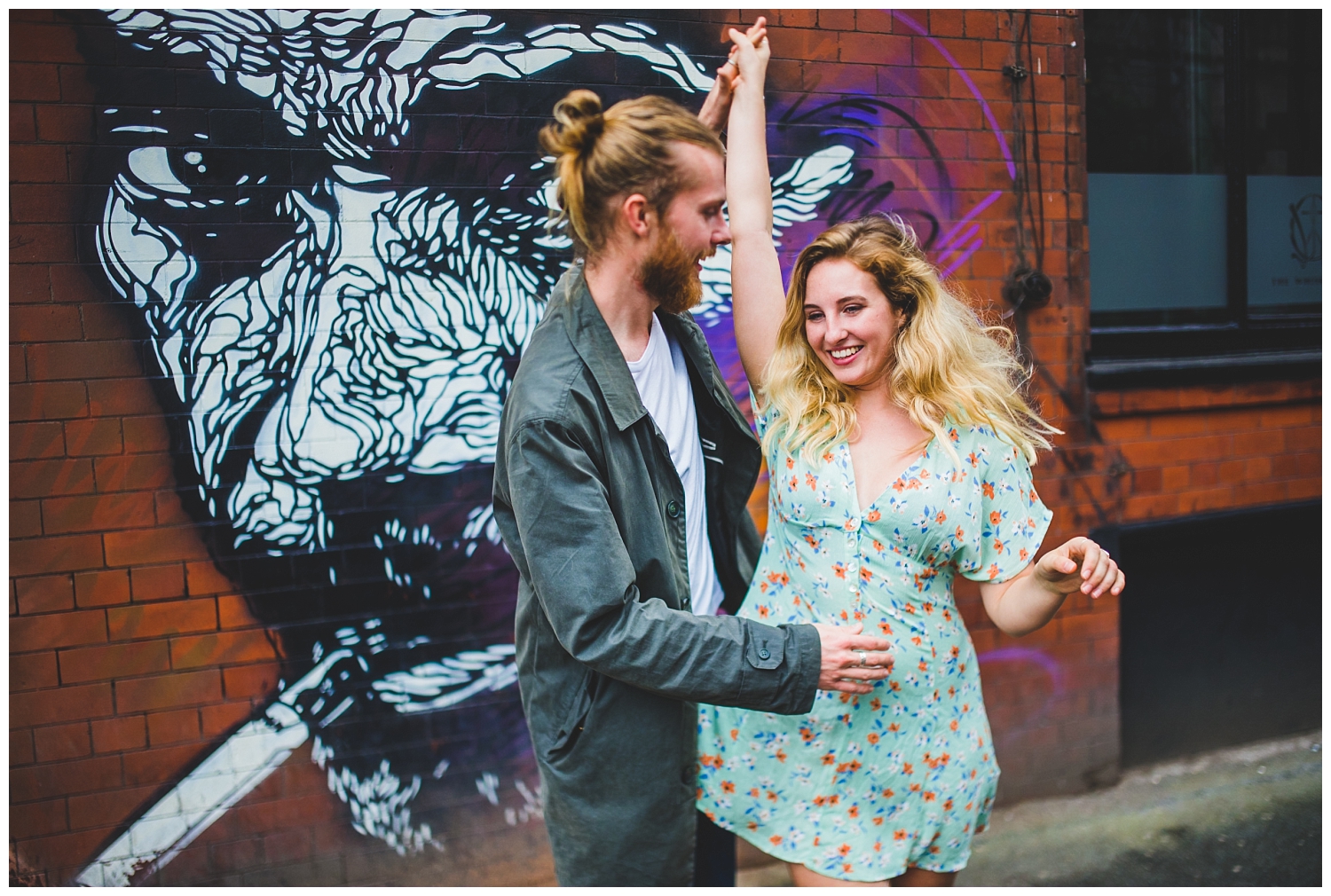 Alternative couples photoshoot, Northern Quarter - Manchester