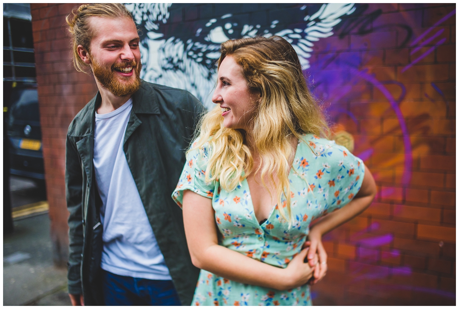 Alternative couples photoshoot, Northern Quarter - Manchester